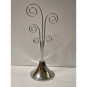 Metallic Spiral Photo Holder With Sleek Chrome Finish